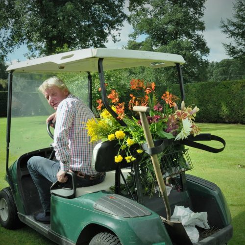 Carnell Estate Collecting flowers